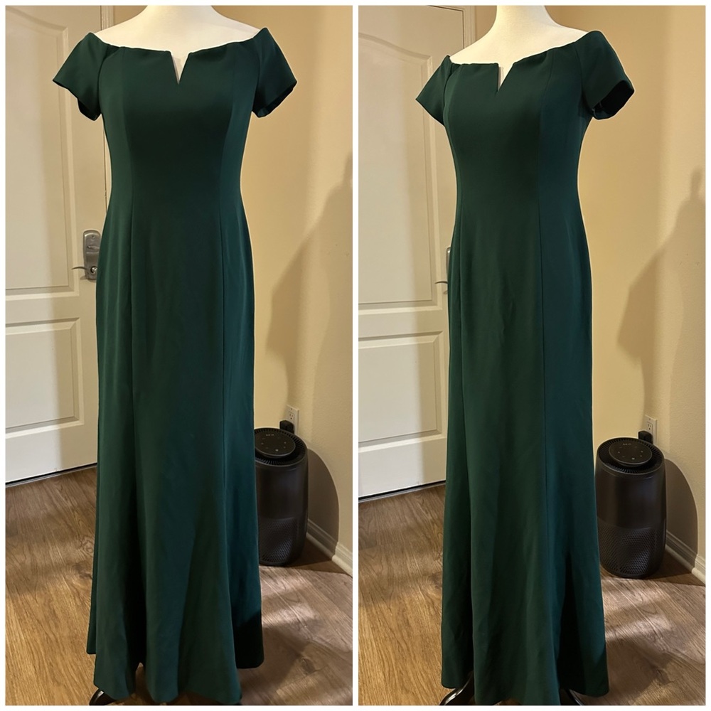 Calvin Klein Hunter Green Formal Dress